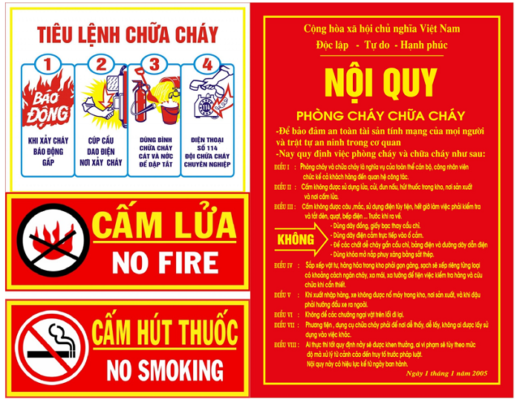 Quy định về PCCC nhà xưởng
