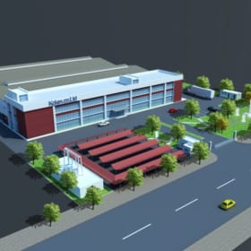 Thiết kế nhà máy sản xuất điện tử